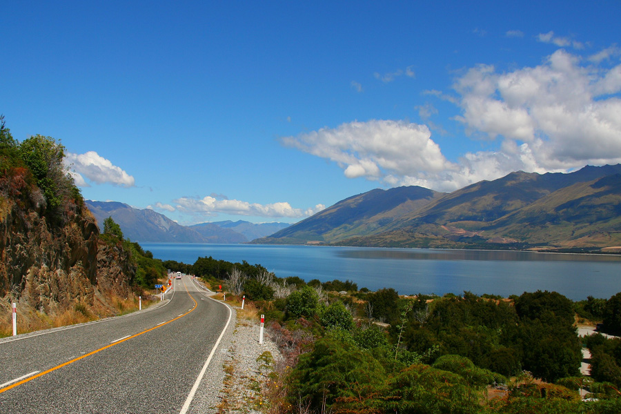 montañas Nueva Zelanda, Wanaka Nueva Zelanda, viaje a medida a Nueva Zelanda. Lago Wanaka Nueva Zelanda